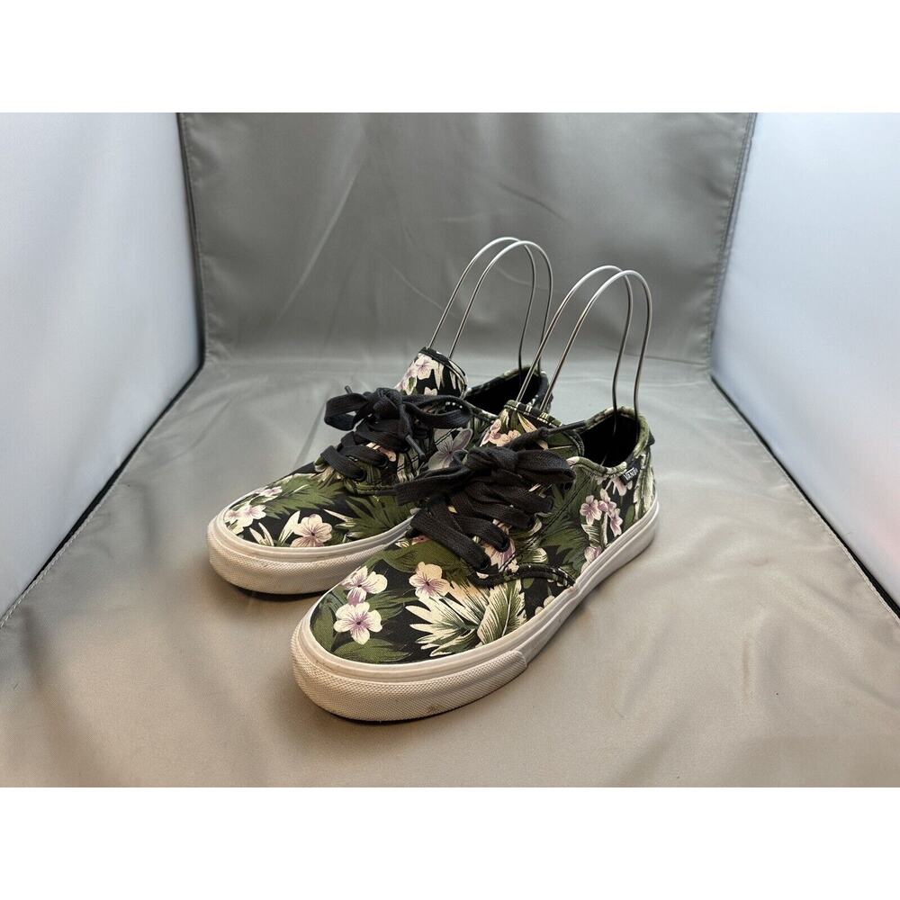 Vans Off the Wall UltraCush Hawaiian Floral Tropical Shoes Low Top Womens 8.5